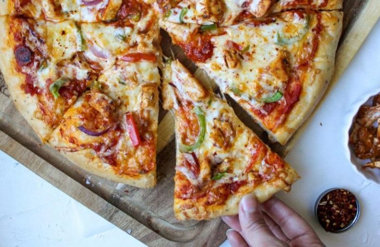 Pizza au dindon tandoori
