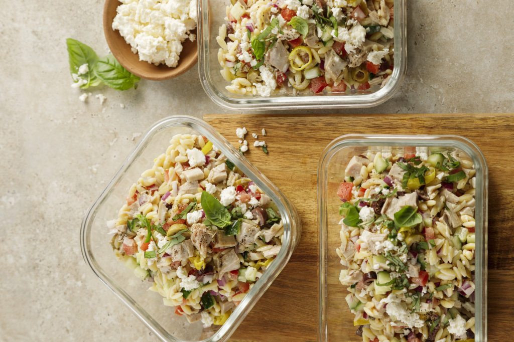 Salade d'orzo à la grecque