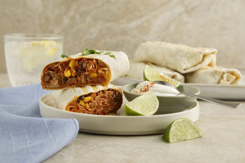 Wraps au dindon tex-mex